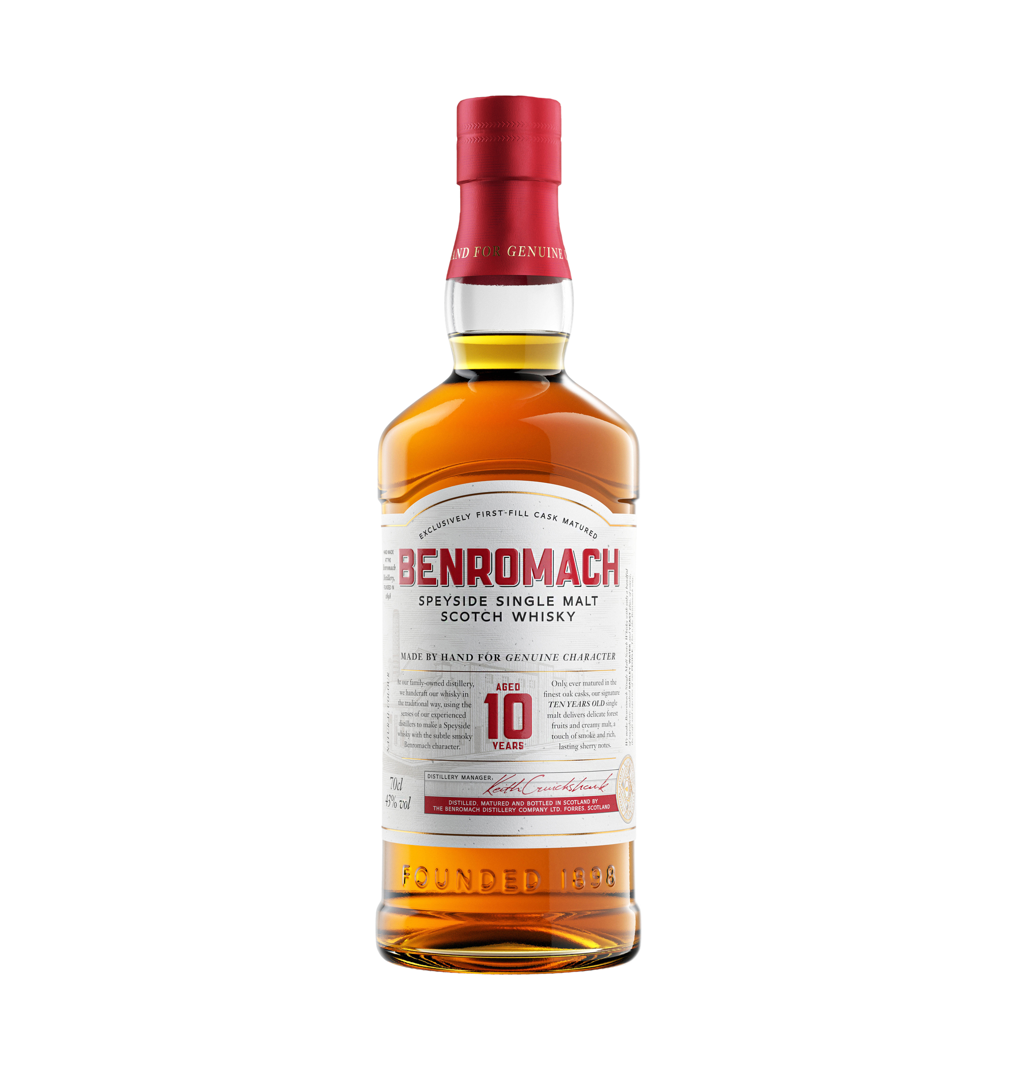 Benromach distillery in Forres Speyside.
