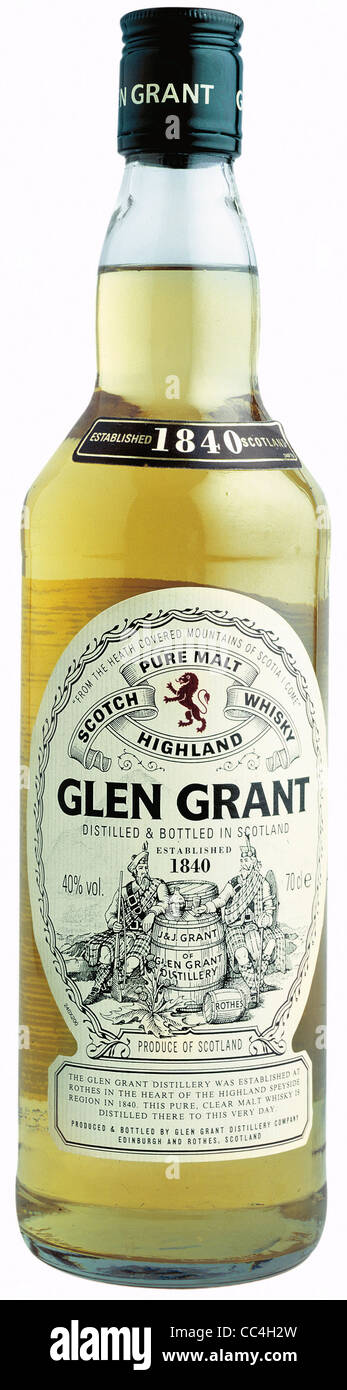 Glen Grant Speyside whisky distillery.